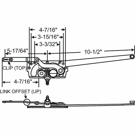 STRYBUC Dual Arm Casement Operator 36-182